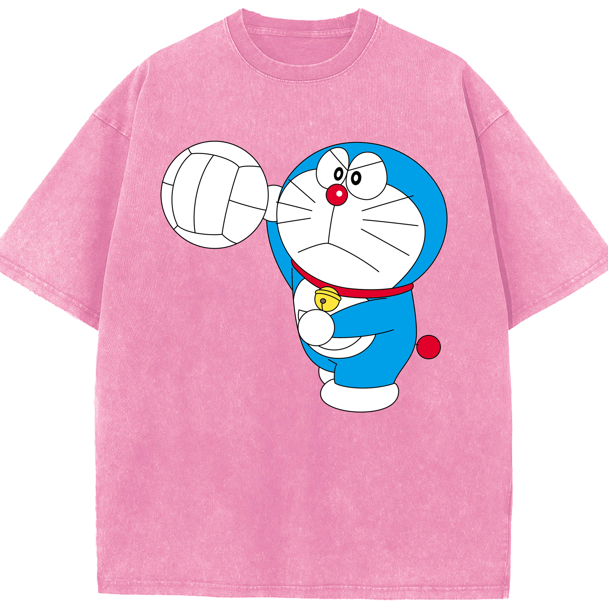 （画像用） ドラえもん Doraemon 綿100% ヴィンテージ風 半袖Tシャツ（フロントプリント）